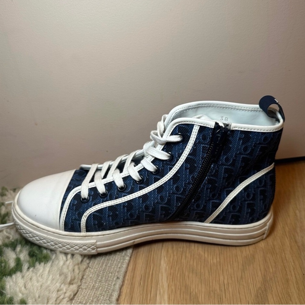 Dior high top navy canvas - Picture 5 of 6